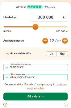 Ansöka om lån hos Likvidum!